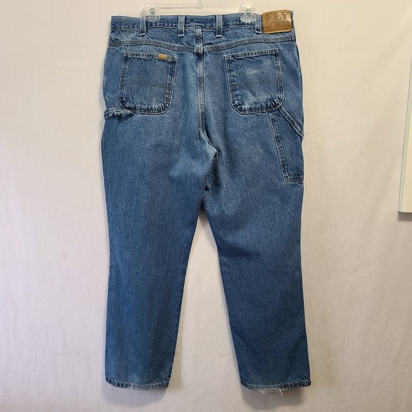 Vintage Ely Cattlemen Jeans Men's Size 42x30 Ely & Walker Made in USA VTG - Picture 3 of 11